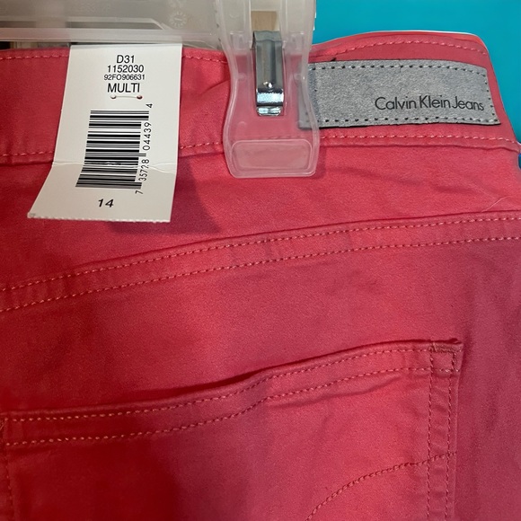 🆕 Calvin Klein pink pants in size 14 - Picture 7 of 7